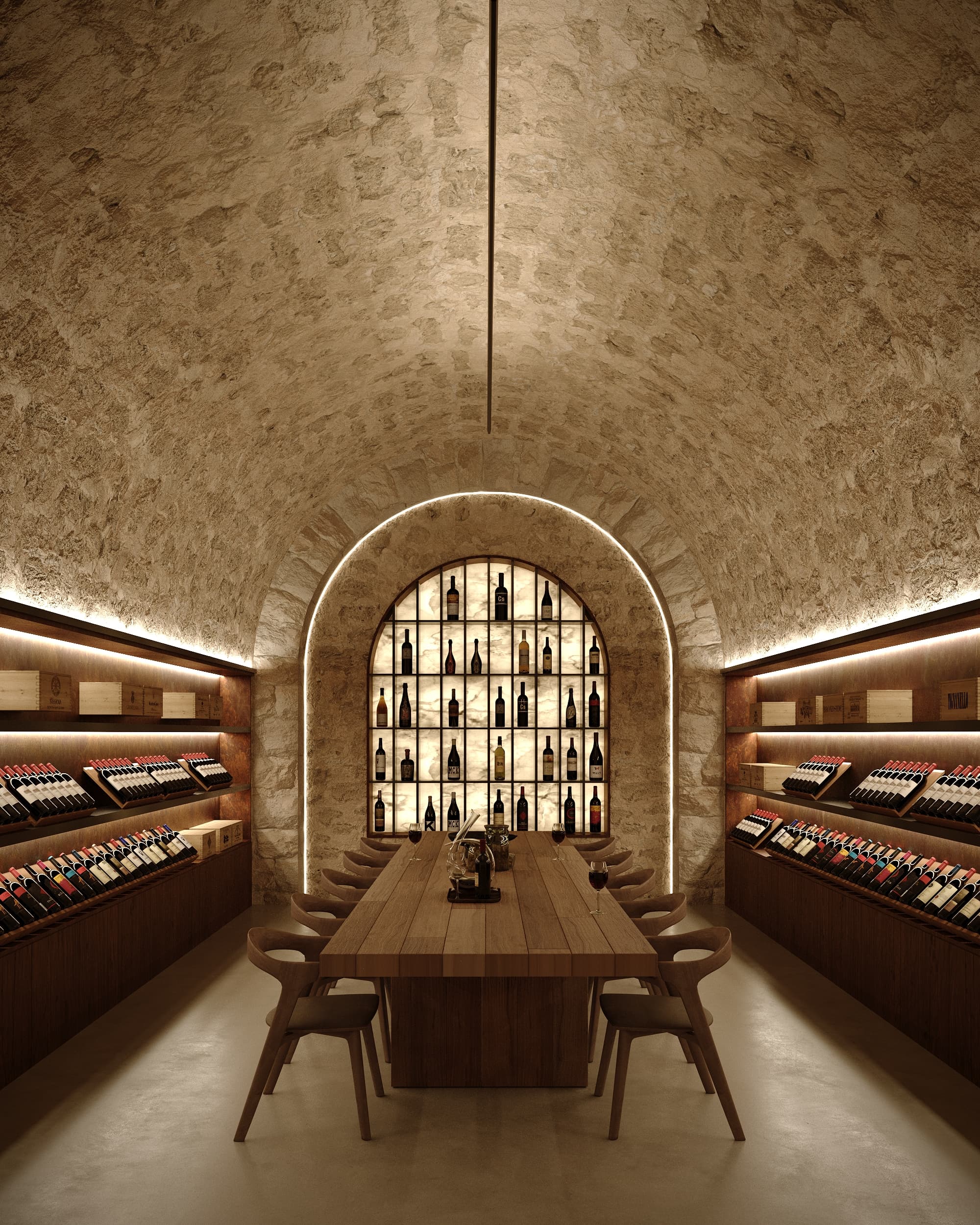 Wine cellar and tasting room